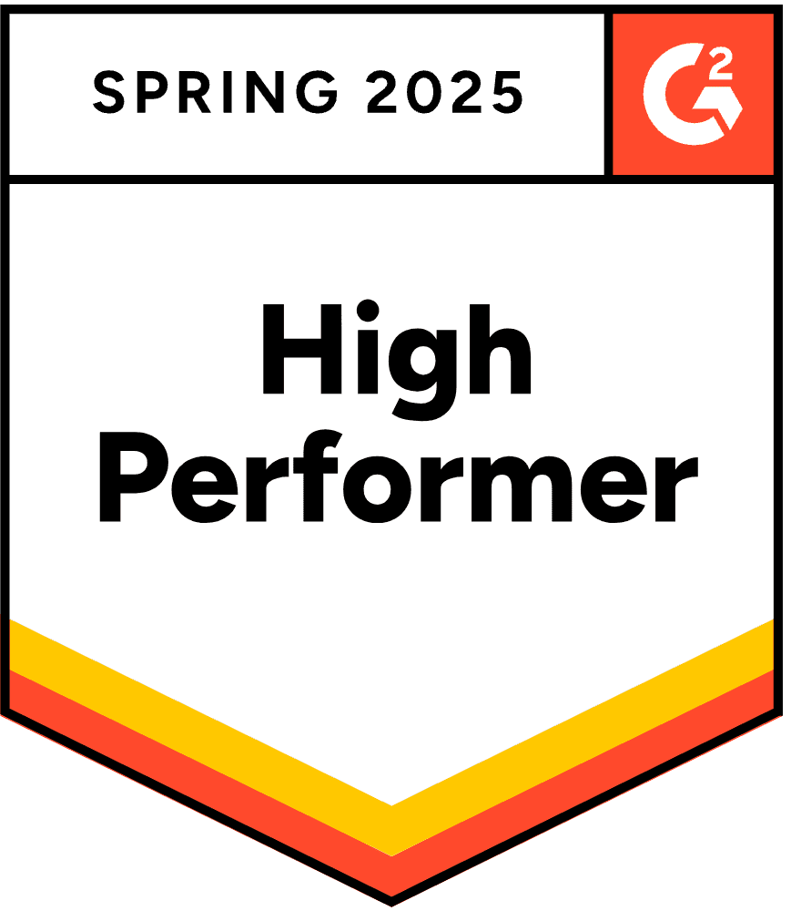 G2 High Performer · Spring 2025