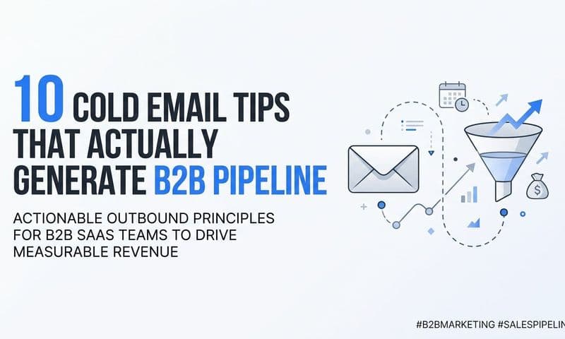 10 Cold Email Tips That Actually Generate B2B Pipeline