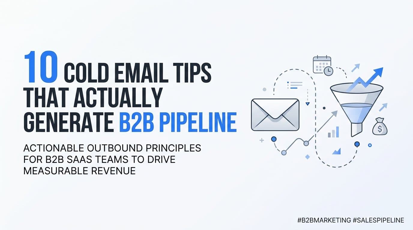 10 Cold Email Tips That Actually Generate B2B Pipeline
