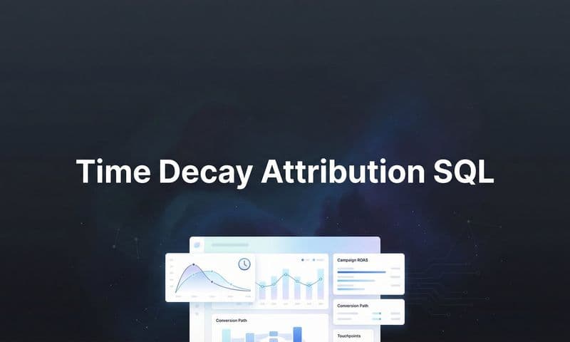 How to Build Time Decay Attribution in SQL: A Step-by-Step Guide for Marketers