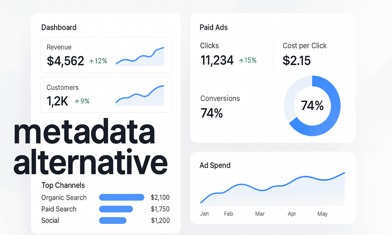 Top 8 Metadata Alternative Tools To Transform Your Marketing Insights