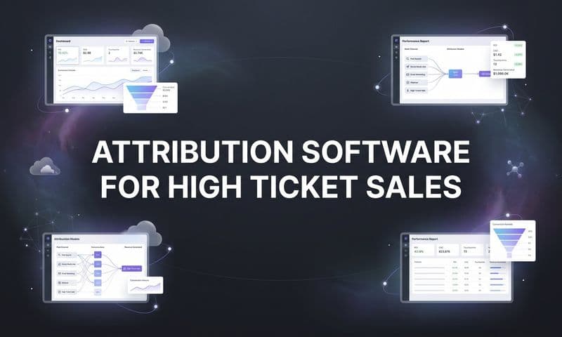 9 Best Attribution Software for High Ticket Sales in 2026