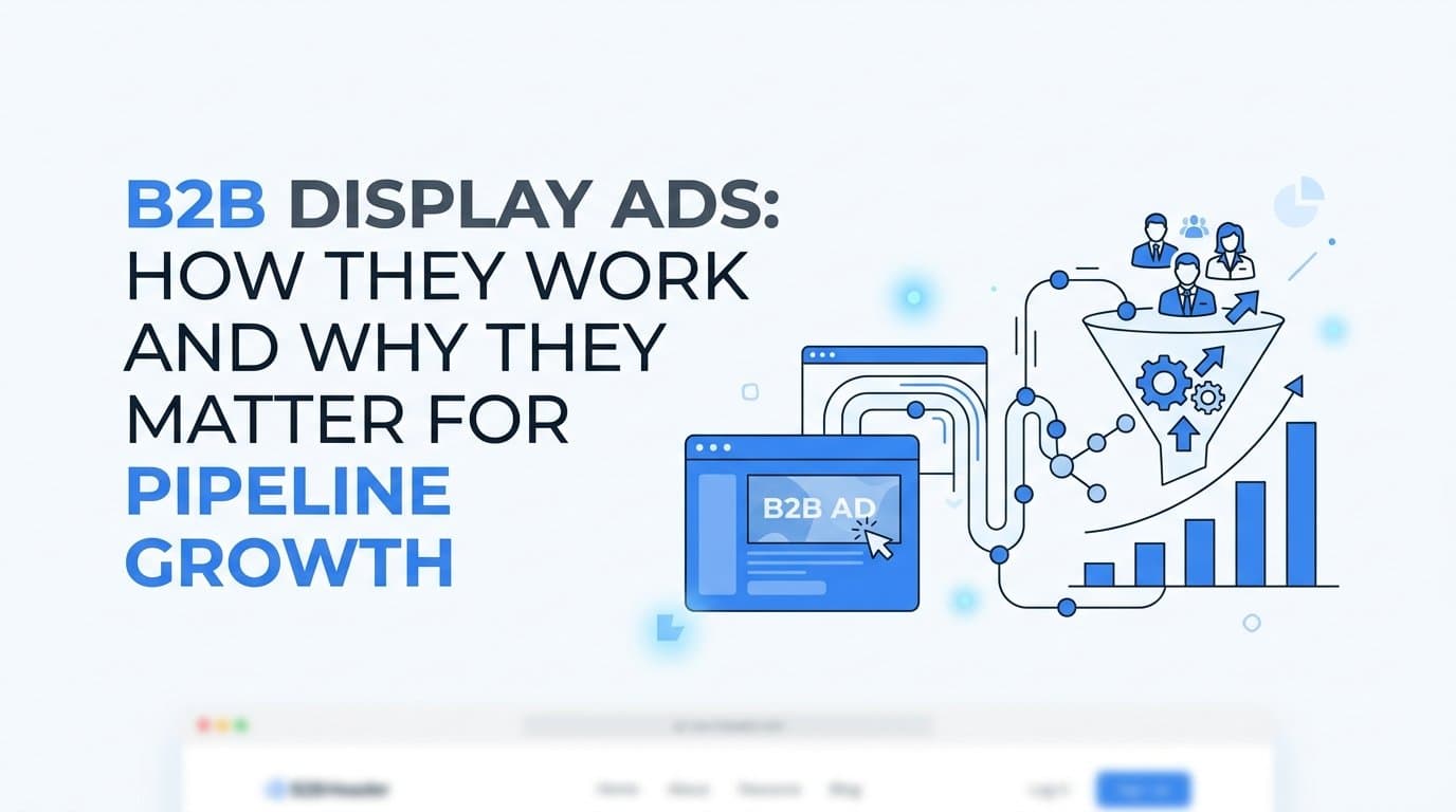 B2B Display Ads: How They Work and Why They Matter for Pipeline Growth