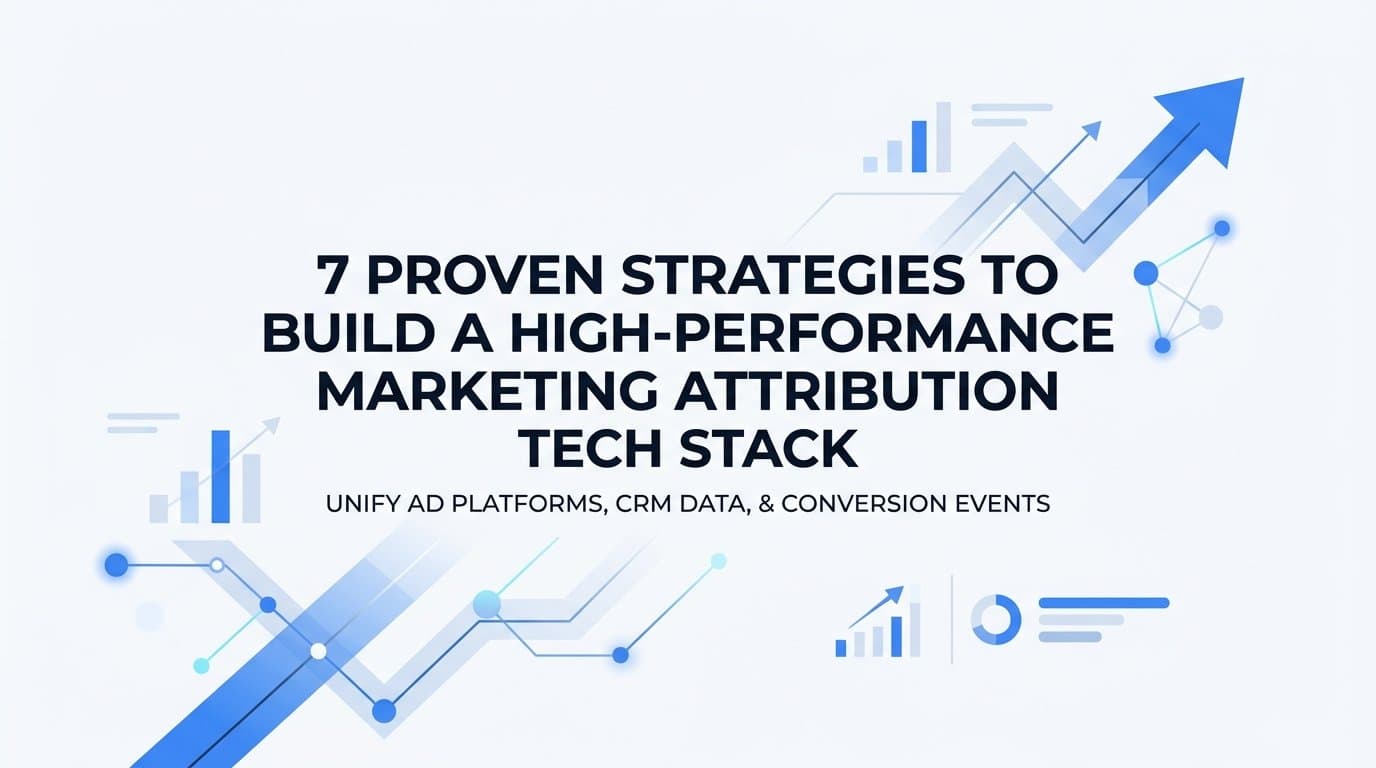 7 Proven Strategies to Build a High-Performance Marketing Attribution Tech Stack