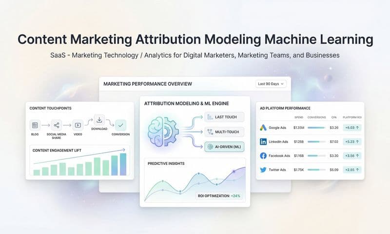 Content Marketing Attribution Modeling with Machine Learning: A Complete Guide