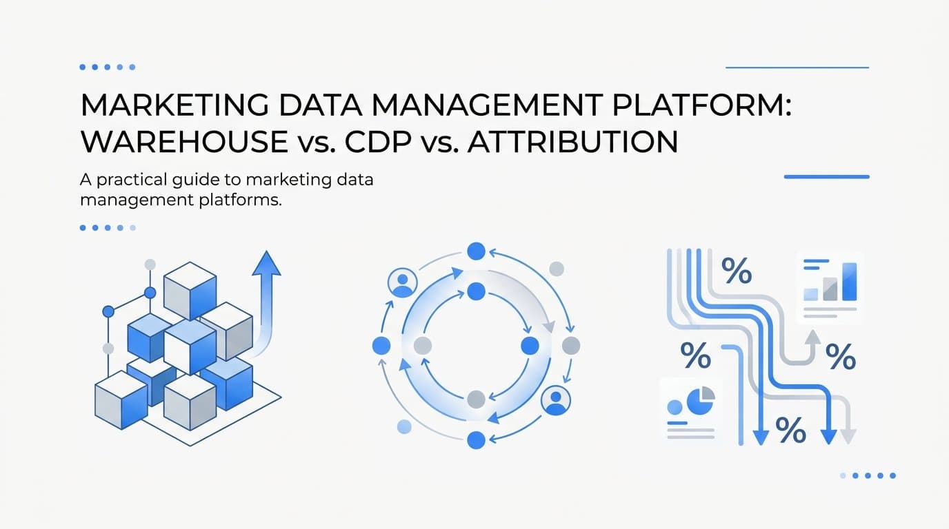 Marketing Data Management Platform: Warehouse vs. CDP vs. Attribution