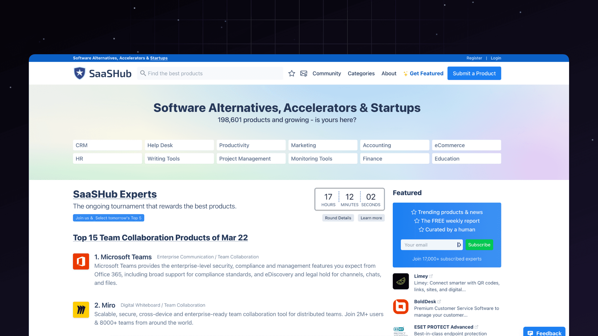 SaaSHub: The Ultimate Software Marketplace for SaaS Discovery and Growth