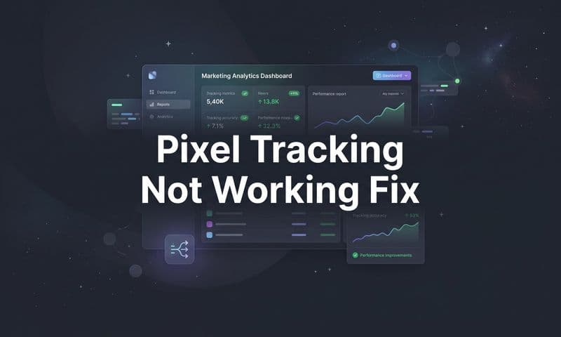 Pixel Tracking Not Working? A Step-by-Step Fix Guide for Marketers