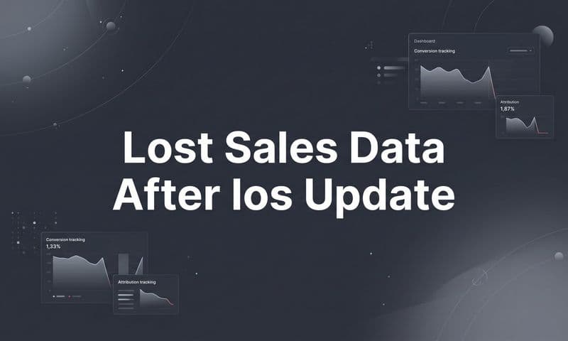 Lost Sales Data After iOS Update: What Happened and How to Fix It