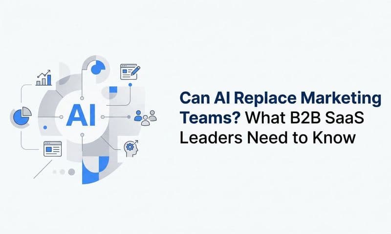 Can AI Replace Marketing Teams? What B2B SaaS Leaders Need to Know
