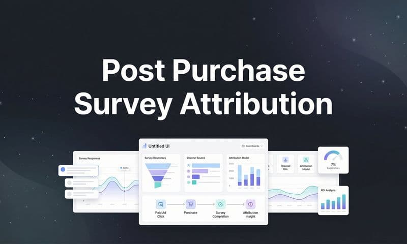 Post Purchase Survey Attribution: How to Capture What Tracking Misses