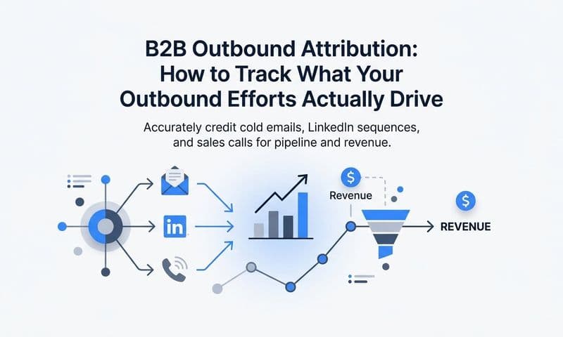 B2B Outbound Attribution: How to Track What Your Outbound Efforts Actually Drive