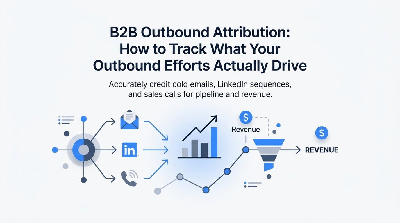 B2B Outbound Attribution: How to Track What Your Outbound Efforts Actually Drive