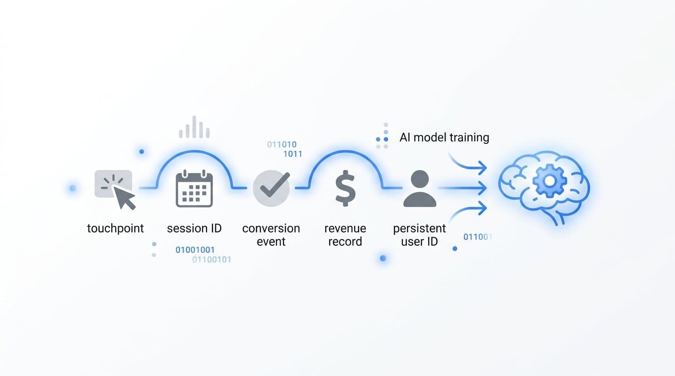 What attribution data should I store in my warehouse to train ai models?