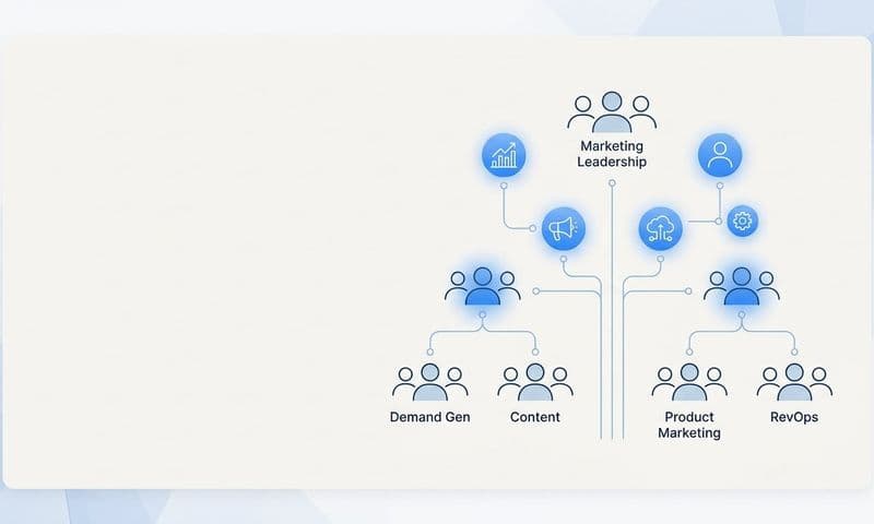 Marketing Team Org Chart for SaaS: Roles, Structure, and How to Scale