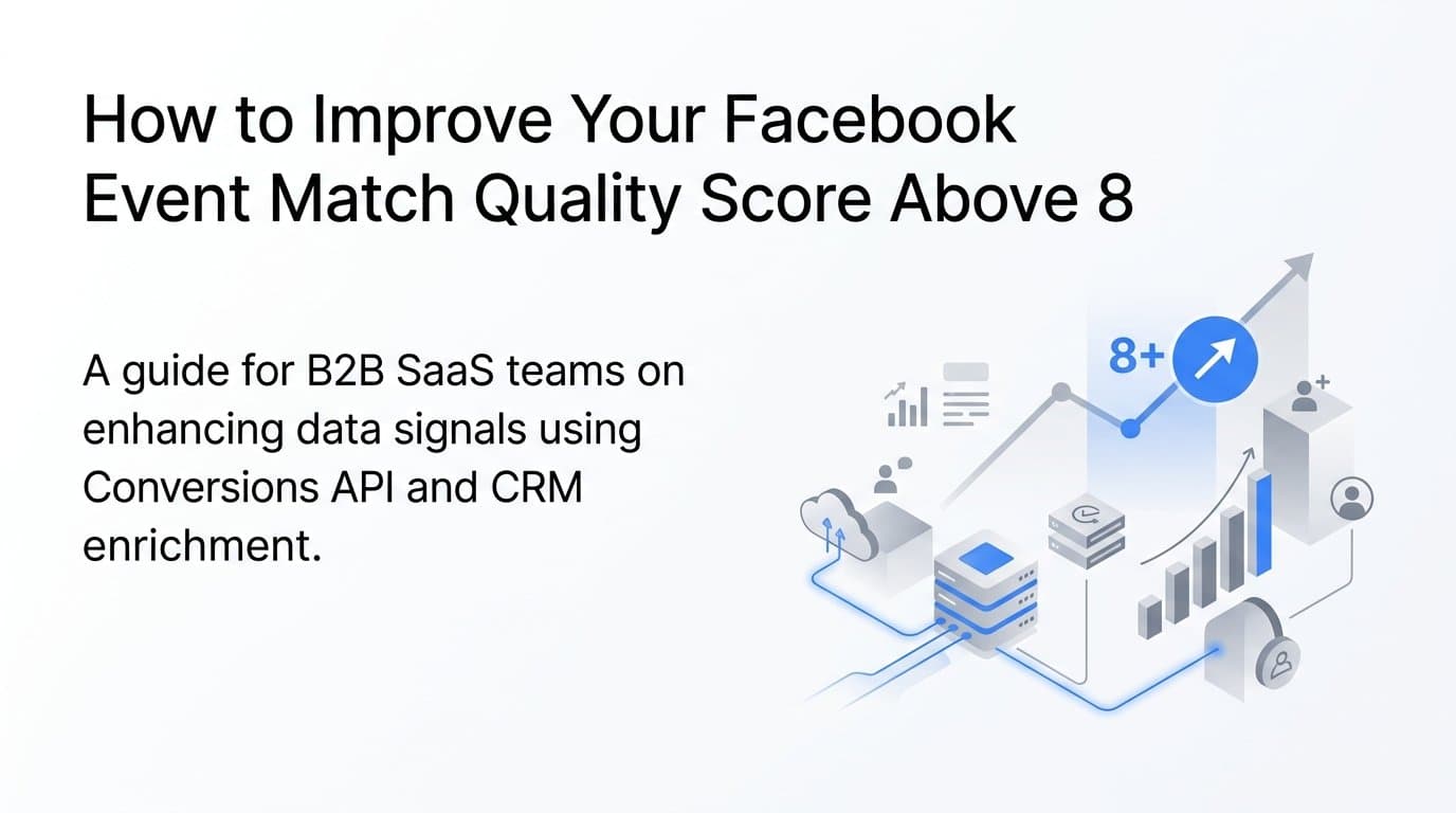 How do I improve my facebook event match quality score above 8?