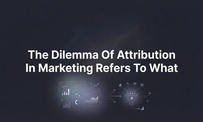The Dilemma of Attribution in Marketing Refers to What? A Complete Breakdown