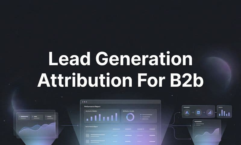 Lead Generation Attribution for B2B: The Complete Guide to Tracking What Actually Drives Revenue