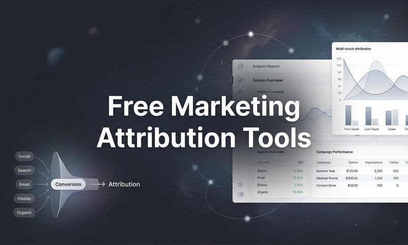 9 Best Free Marketing Attribution Tools in 2026