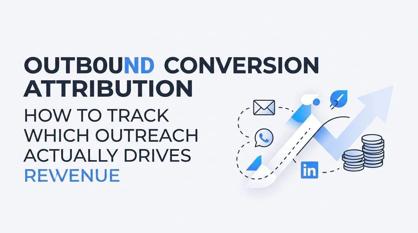 Outbound Conversion Attribution: How to Track Which Outreach Actually Drives Revenue