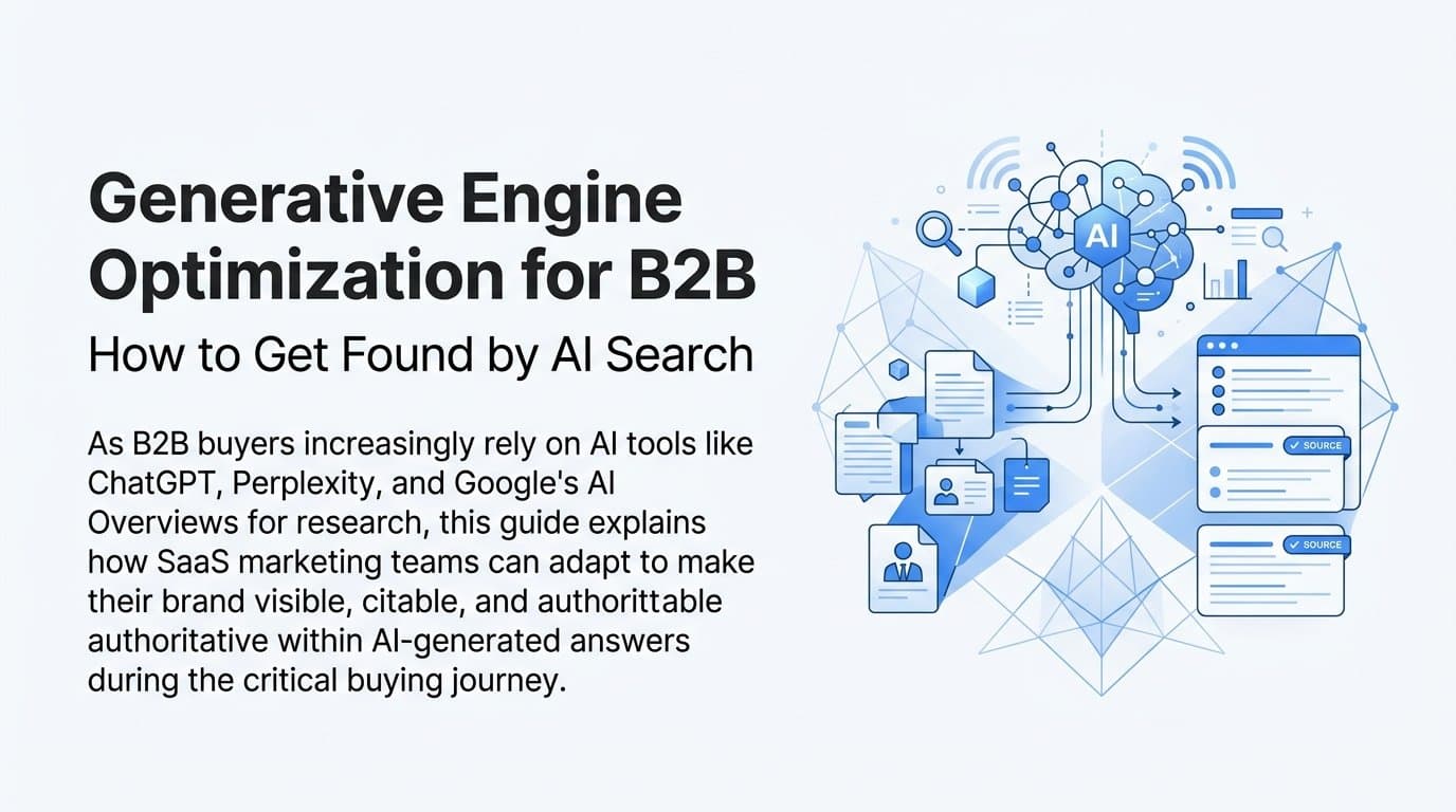 Generative Engine Optimization for B2B: How to Get Found by AI Search