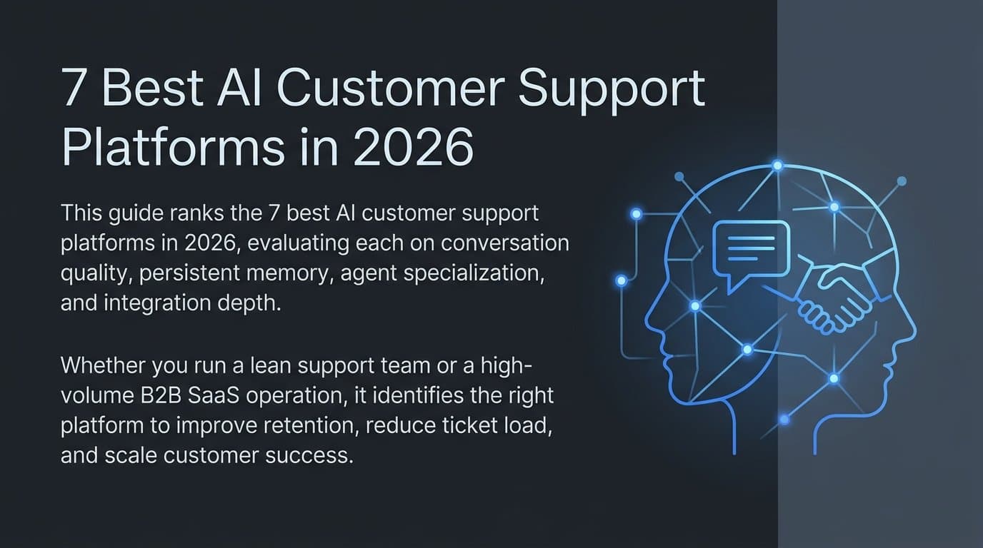 7 Best AI Customer Support Platforms in 2026