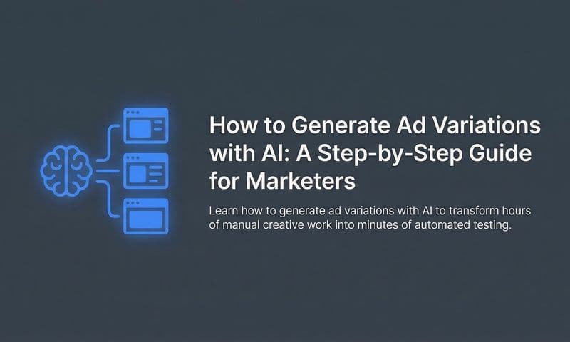 How to Generate Ad Variations with AI: A Step-by-Step Guide for Marketers