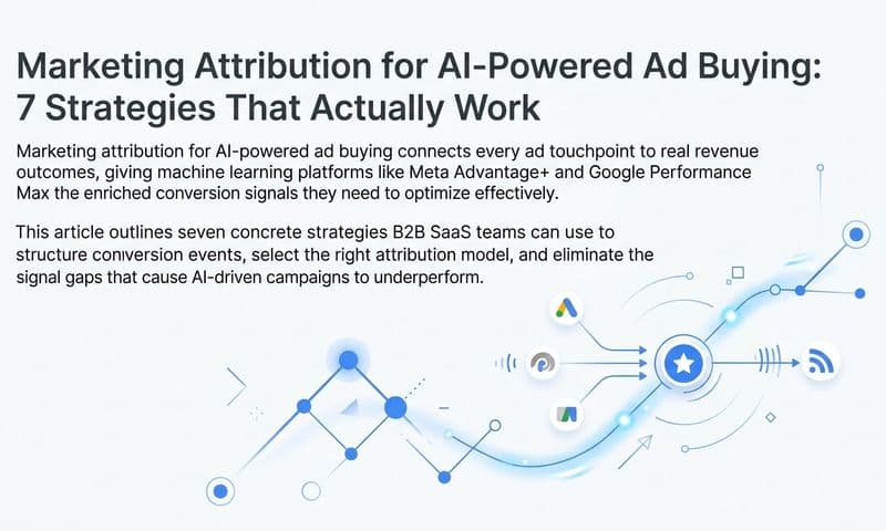 Marketing Attribution for AI-Powered Ad Buying: 7 Strategies That Actually Work
