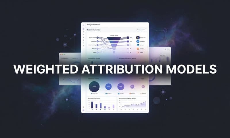 Weighted Attribution Models: How to Assign Credit Across Your Customer Journey
