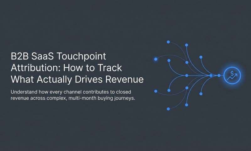 B2B SaaS Touchpoint Attribution: How to Track What Actually Drives Revenue