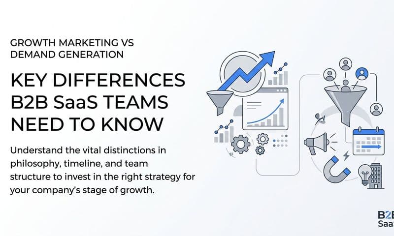 Growth Marketing vs Demand Generation: Key Differences B2B SaaS Teams Need to Know