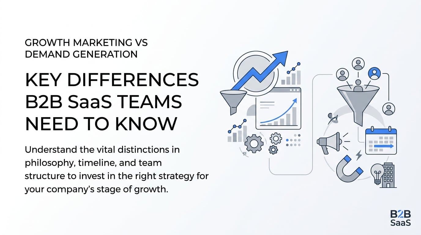 Growth Marketing vs Demand Generation: Key Differences B2B SaaS Teams Need to Know