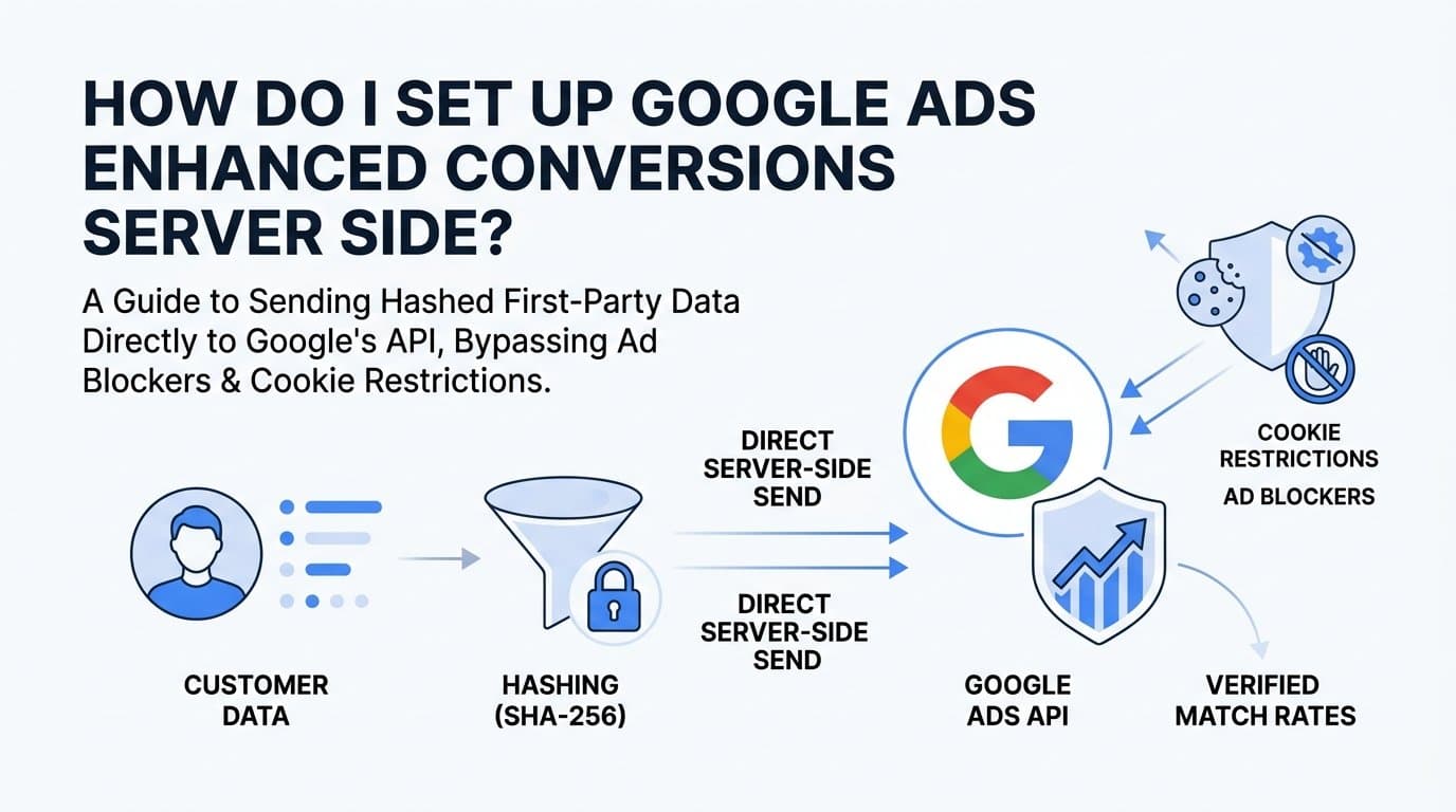 How do I set up google ads enhanced conversions server side?