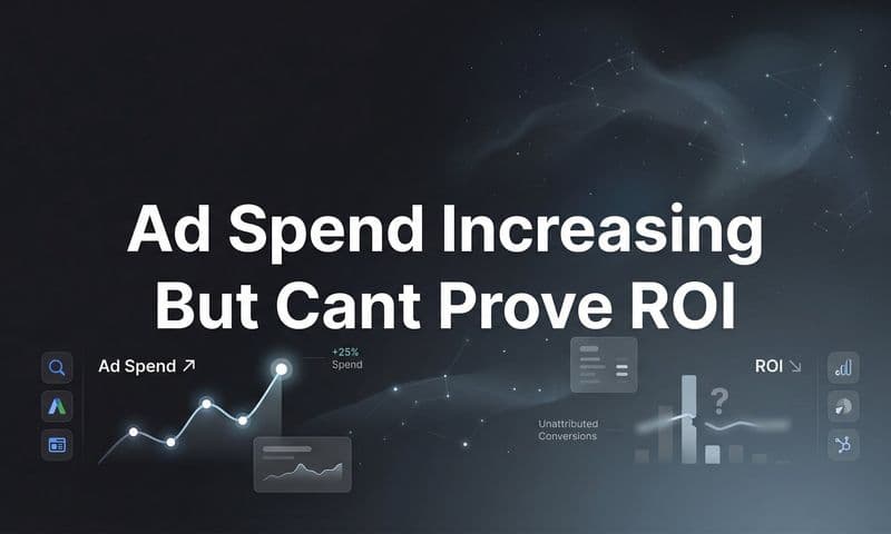 Ad Spend Increasing But Can't Prove ROI? Here's What's Actually Going Wrong