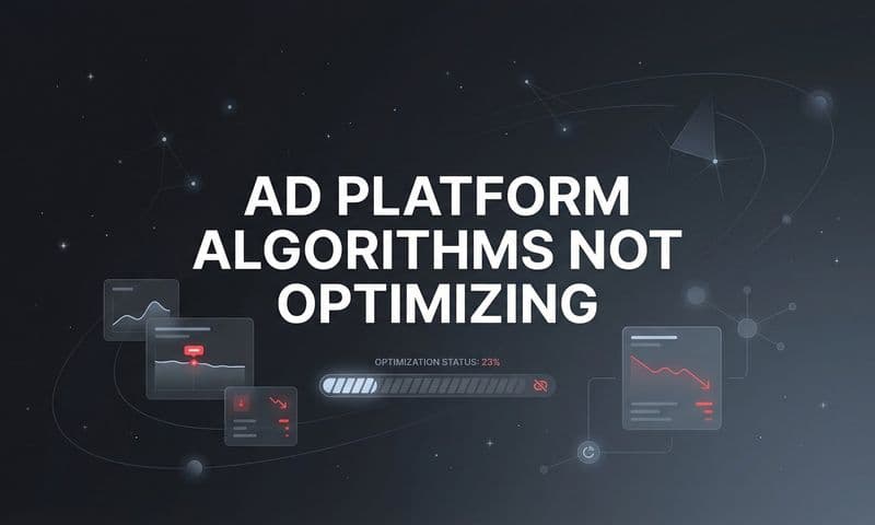 Why Ad Platform Algorithms Are Not Optimizing (And How to Fix It)