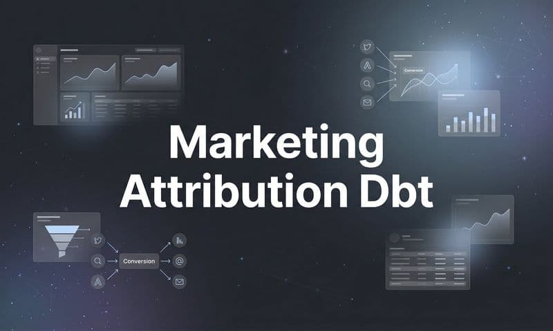 Marketing Attribution dbt: How to Build Data-Driven Attribution Models with dbt