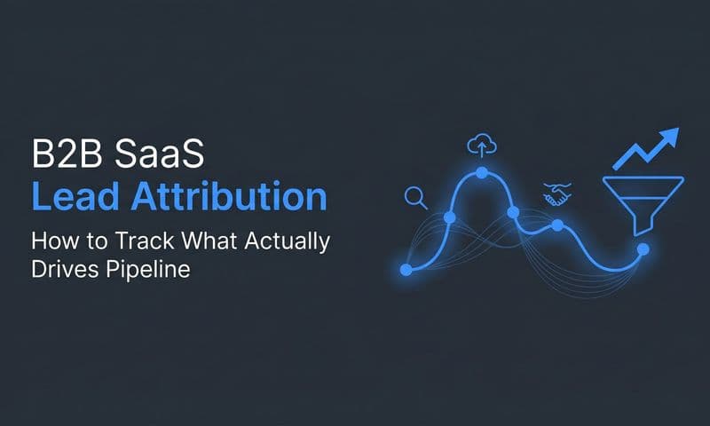 B2B SaaS Lead Attribution: How to Track What Actually Drives Pipeline