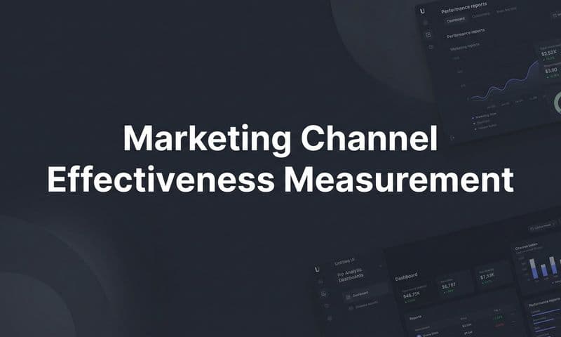 Marketing Channel Effectiveness Measurement: How to Know What's Actually Working