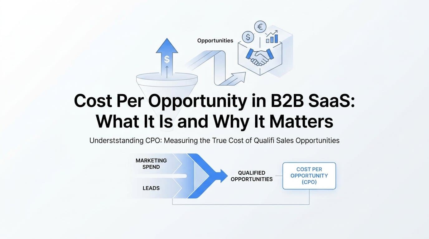 Cost Per Opportunity in B2B SaaS: What It Is and Why It Matters