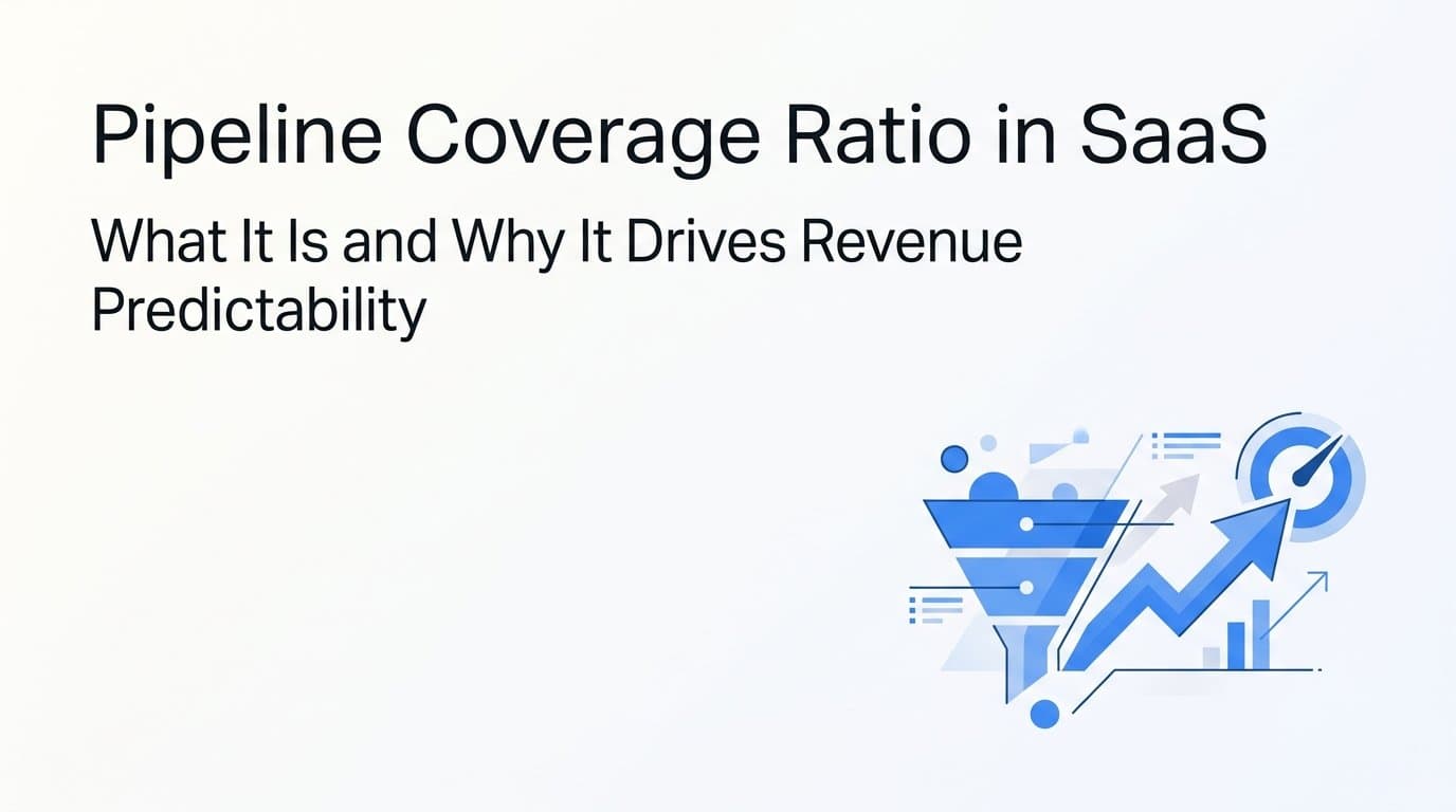 Pipeline Coverage Ratio in SaaS: What It Is and Why It Drives Revenue Predictability