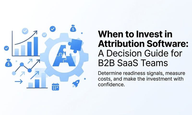 When to Invest in Attribution Software: A Decision Guide for B2B SaaS Teams