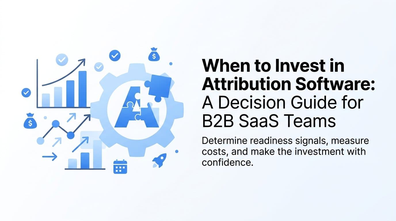 When to Invest in Attribution Software: A Decision Guide for B2B SaaS Teams
