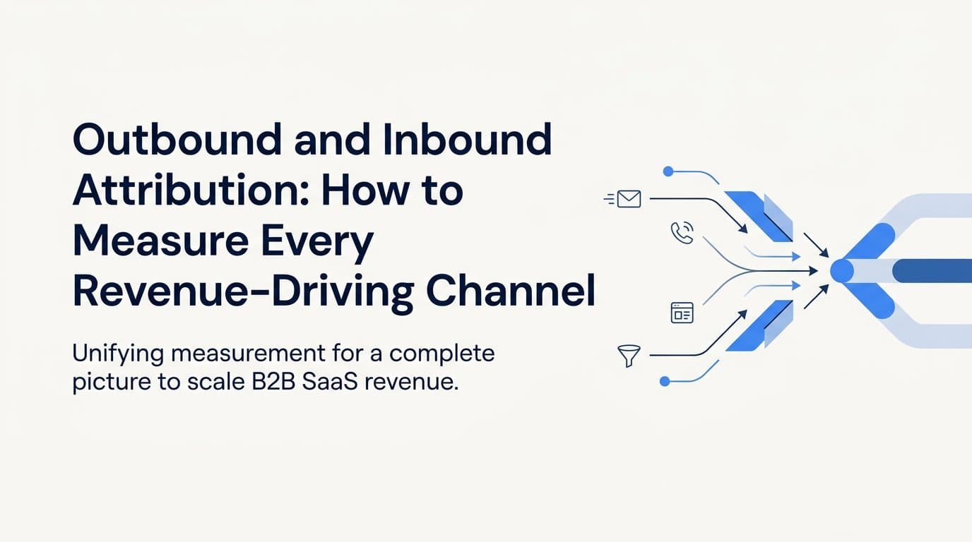 Outbound and Inbound Attribution: How to Measure Every Revenue-Driving Channel