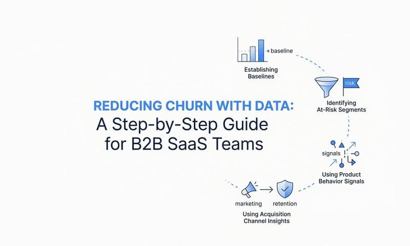 Reducing Churn with Data: A Step-by-Step Guide for B2B SaaS Teams