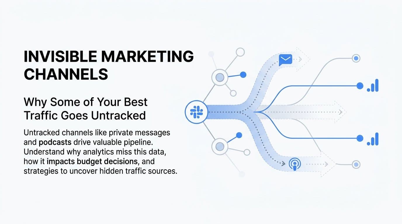 Invisible Marketing Channels: Why Some of Your Best Traffic Goes Untracked