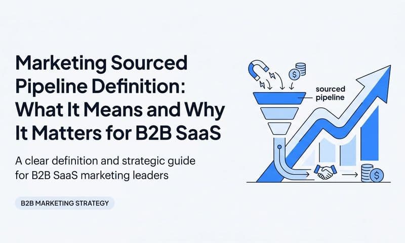 Marketing Sourced Pipeline Definition: What It Means and Why It Matters for B2B SaaS