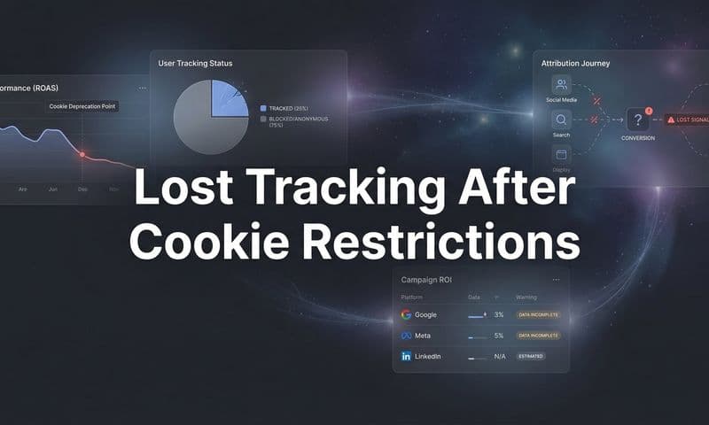 Lost Tracking After Cookie Restrictions: Why Your Marketing Data Disappeared and How to Get It Back