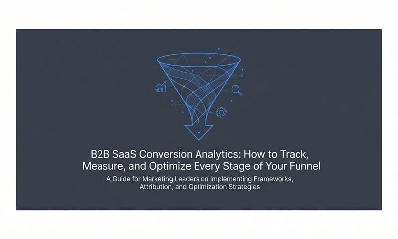 B2B SaaS Conversion Analytics: How to Track, Measure, and Optimize Every Stage of Your Funnel