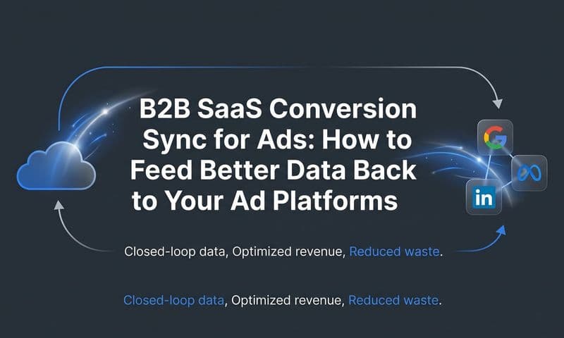 B2B SaaS Conversion Sync for Ads: How to Feed Better Data Back to Your Ad Platforms