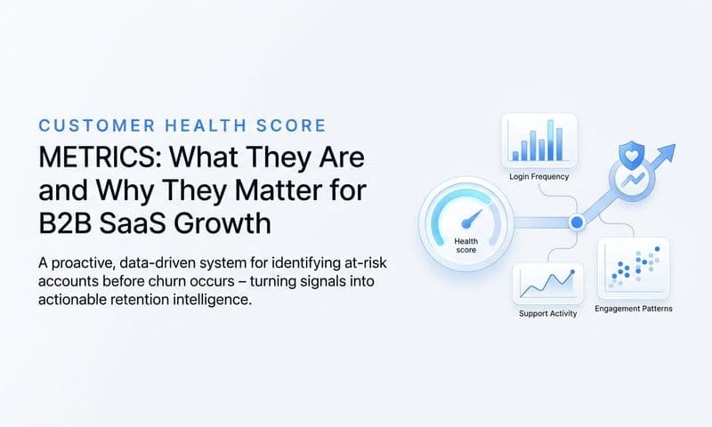 Customer Health Score Metrics: What They Are and Why They Matter for B2B SaaS Growth